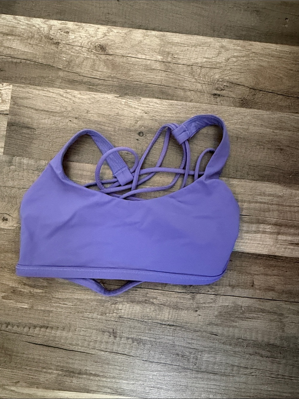 lululemon athletica Lavender Strappy Swim Bikini Top